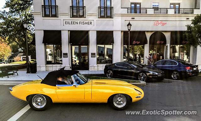 Jaguar E-Type spotted in Charlotte, North Carolina