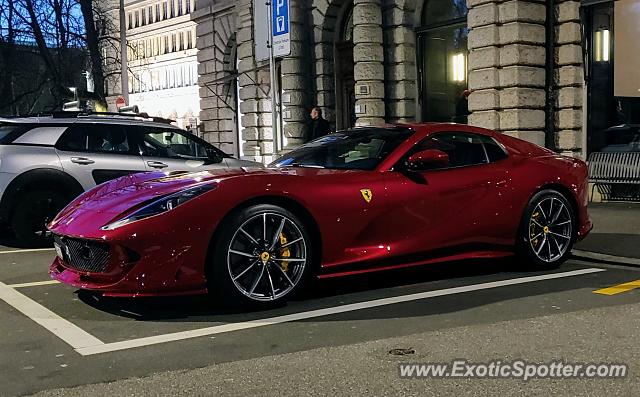 Ferrari 812 Superfast spotted in Zürich, Switzerland