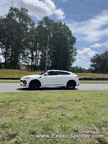 Lamborghini Urus spotted in Charlotte, North Carolina