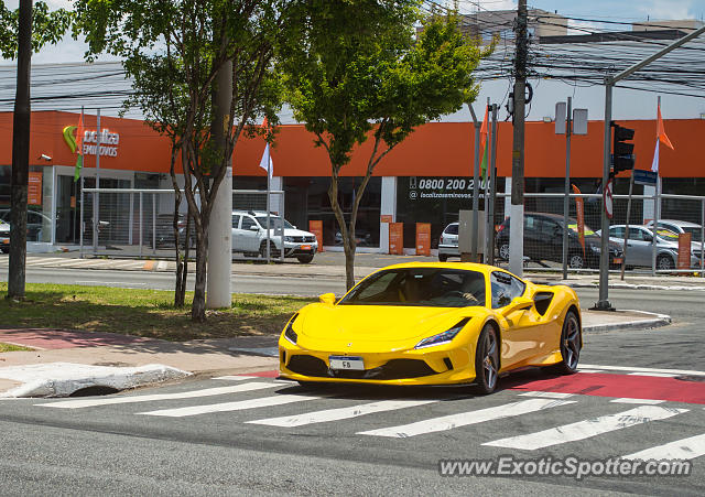 Ferrari F8 Tributo spotted in São Paulo, SP, Brazil