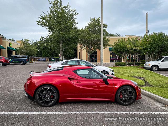 Alfa Romeo 4C spotted in Yulee, Florida