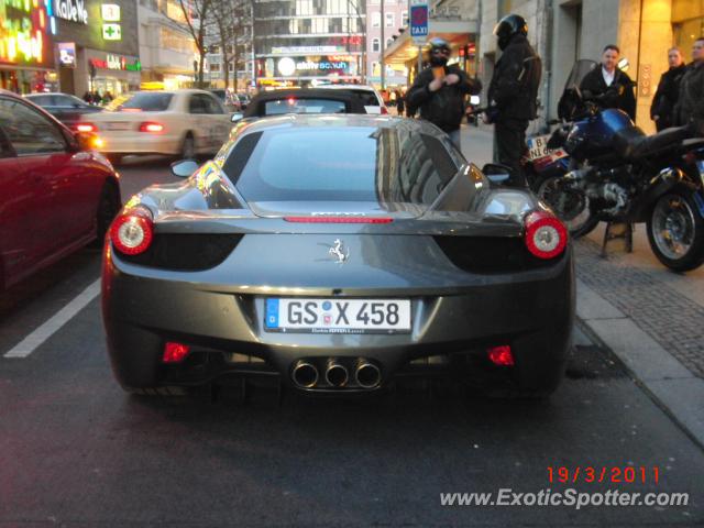 Ferrari 458 Italia spotted in Berlin, Germany