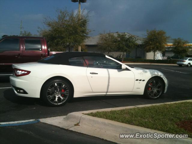 Maserati GranTurismo spotted in Jacksonville, Florida