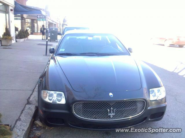 Maserati Quattroporte spotted in Newton , Massachusetts