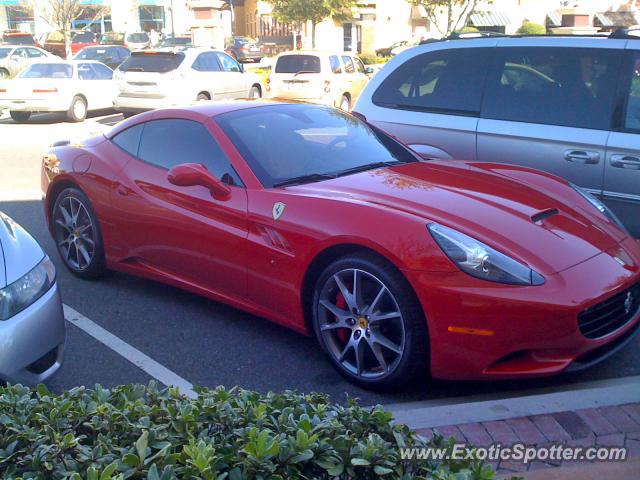 Ferrari California spotted in Orlando, Florida