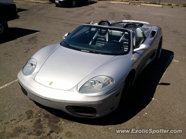 Ferrari 360 Modena spotted in Folsom, California