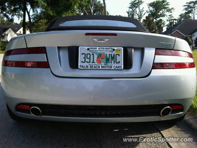 Aston Martin DB9 spotted in Jacksonville, Florida