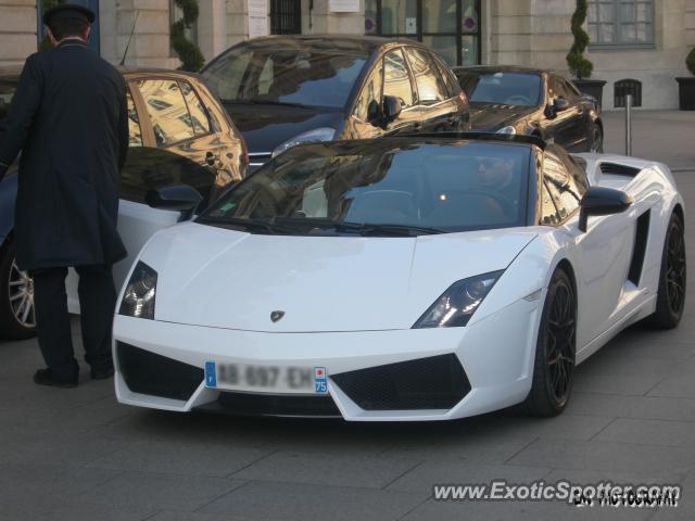 Lamborghini Gallardo spotted in Paris , France