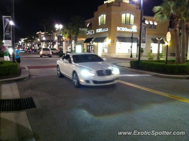 Bentley Continental spotted in Jacksonville, Florida