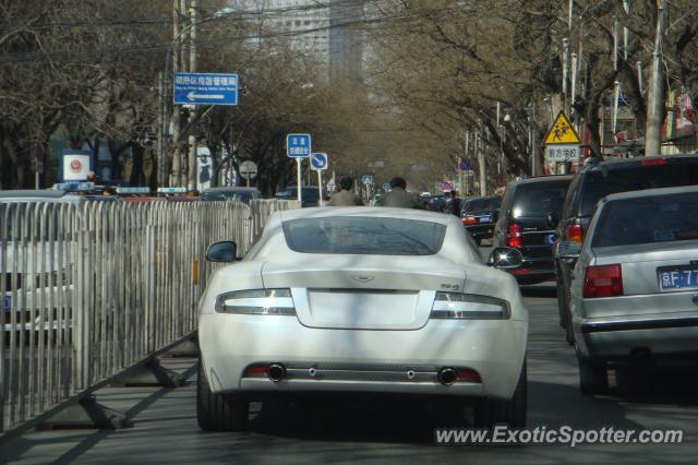 Aston Martin DB9 spotted in Beijing, China