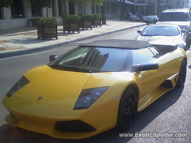 Lamborghini Murcielago spotted in Beirut, Lebanon