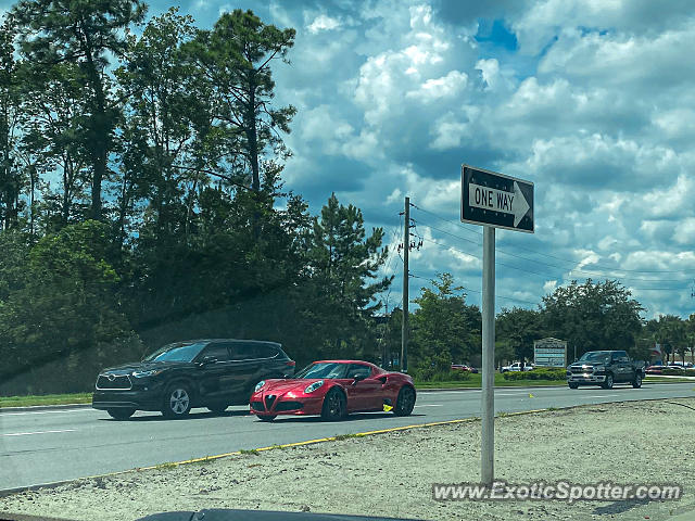Alfa Romeo 4C spotted in Jacksonville, Florida