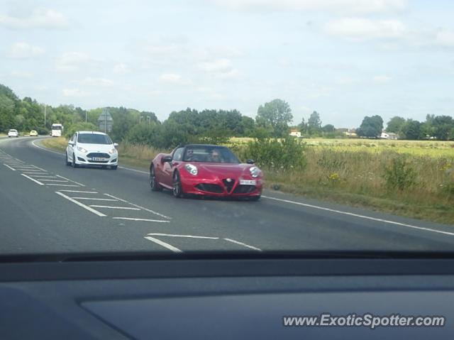 Alfa Romeo 4C spotted in Unknown, United Kingdom