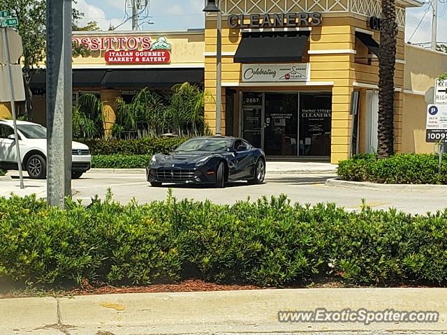 Ferrari F12 spotted in Pompano Beach, Florida