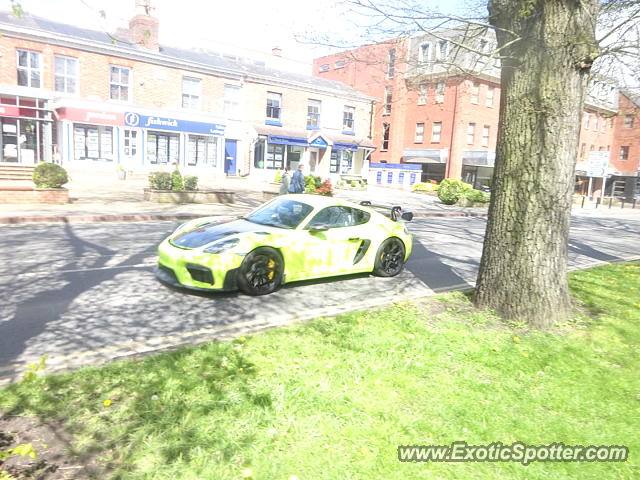 Porsche Cayman GT4 spotted in Wilmslow, United Kingdom