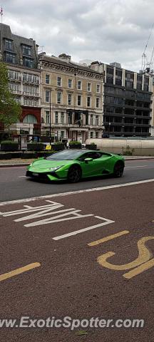 Lamborghini Huracan spotted in London, United Kingdom