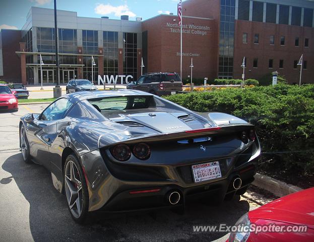 Ferrari F8 Tributo spotted in Green Bay, Wisconsin