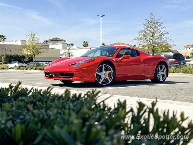 Ferrari 458 Italia spotted in Jacksonville, Florida