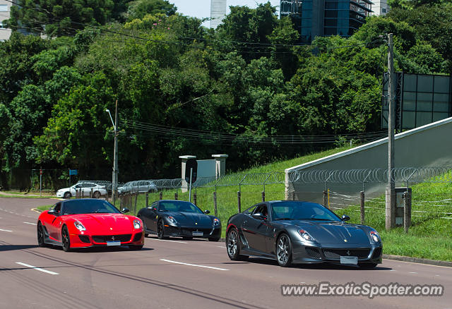 Ferrari 599GTO spotted in Curitiba, PR, Brazil