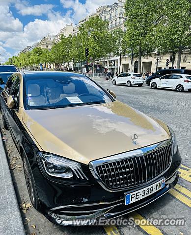 Mercedes Maybach spotted in Paris, France