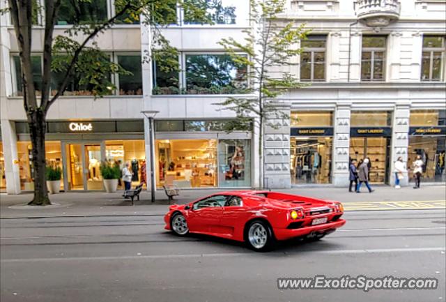 Lamborghini Diablo spotted in Zurich, Switzerland