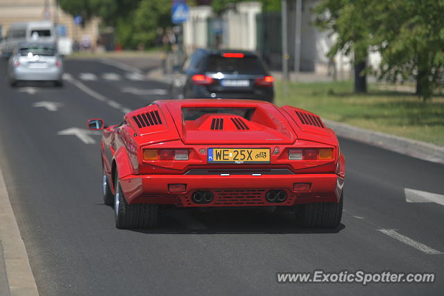 Lamborghini Countach spotted in Warsaw, Poland