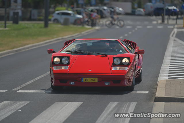 Lamborghini Countach spotted in Warsaw, Poland