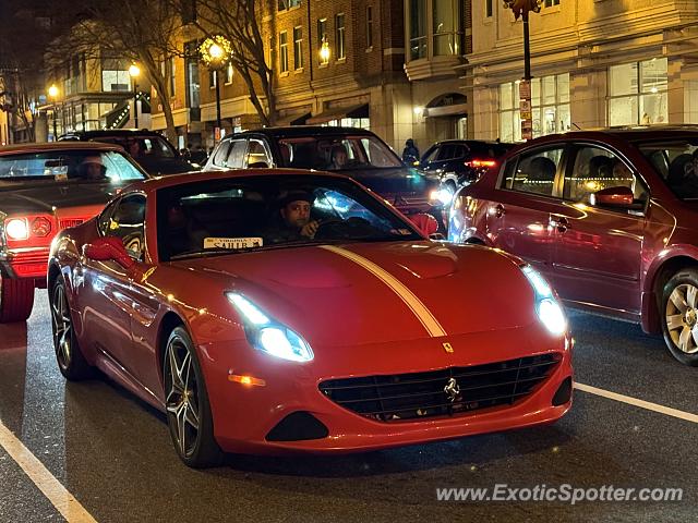 Ferrari California spotted in Washington DC, United States