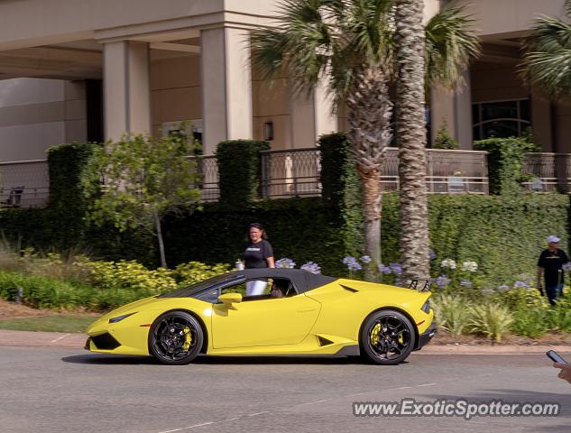 Lamborghini Huracan spotted in Amelia Island, Florida