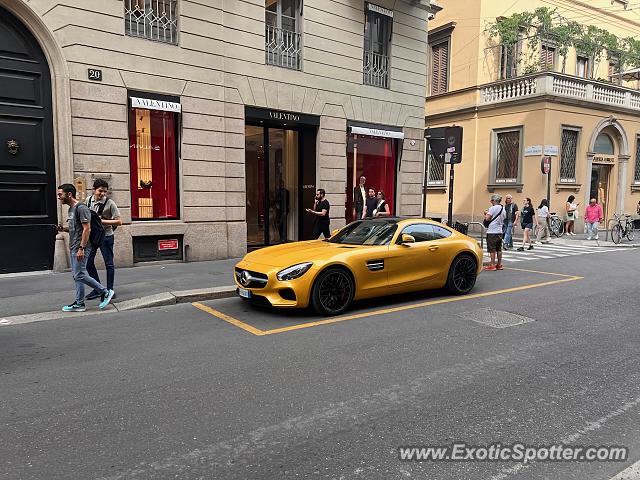 Mercedes AMG GT spotted in Milan, Italy