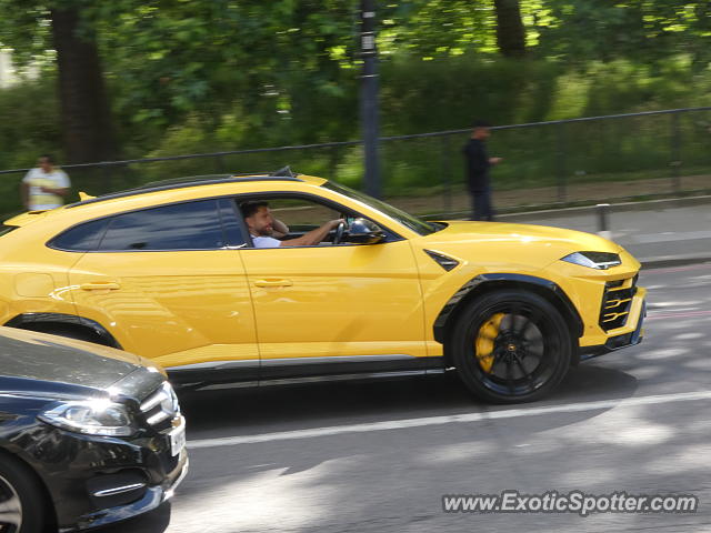 Lamborghini Urus spotted in London, United Kingdom