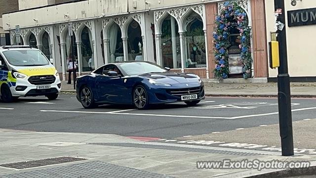 Ferrari Portofino spotted in London, United Kingdom