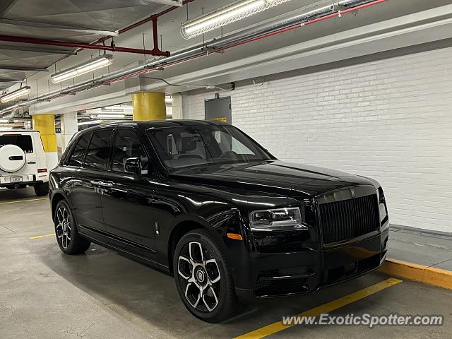 Rolls-Royce Cullinan spotted in Boston, Massachusetts