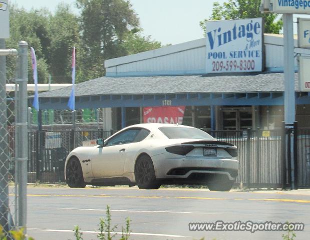 Maserati GranTurismo spotted in Manteca, California