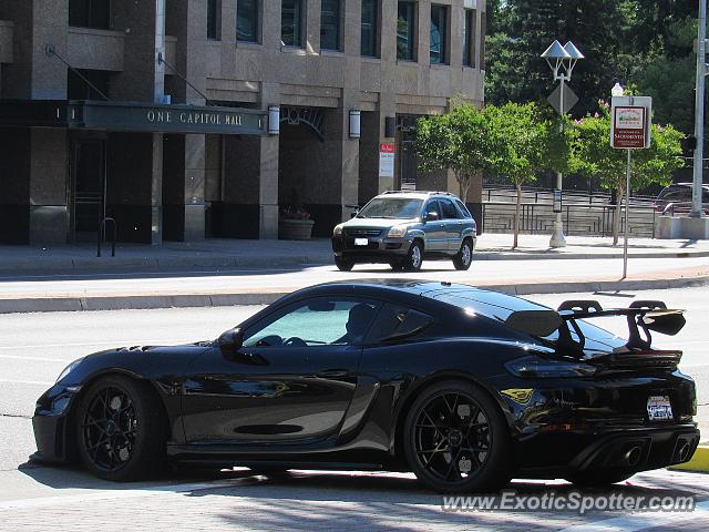 Porsche Cayman GT4 spotted in Sacramento, California