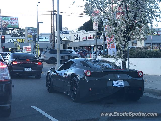 Ferrari 458 Italia spotted in Los Angeles, California