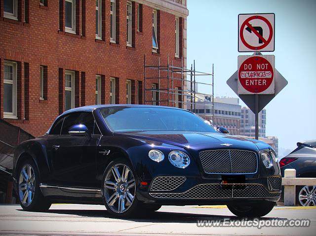 Bentley Continental spotted in San francisco, California