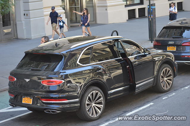 Bentley Bentayga spotted in New York, New York