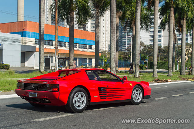 Ferrari Testarossa spotted in São Paulo, SP, Brazil