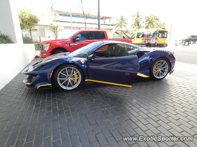 Ferrari 488 GTB spotted in Miami, Florida