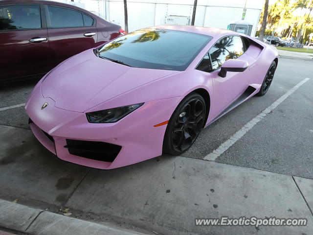 Lamborghini Huracan spotted in Miami Beach, Florida