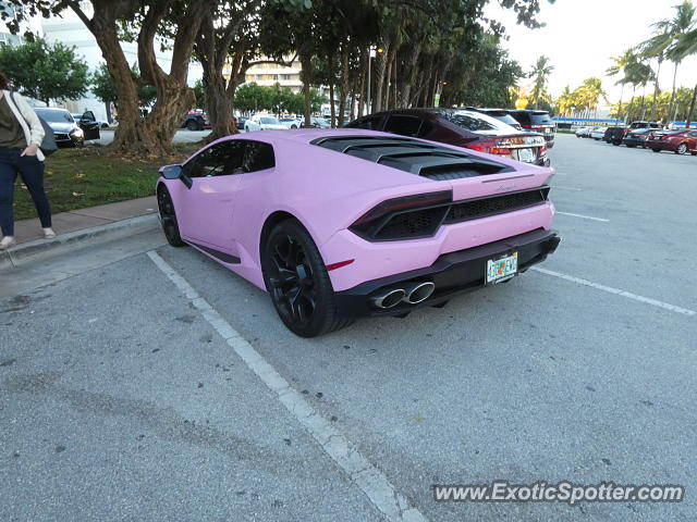 Lamborghini Huracan spotted in Miami Beach, Florida