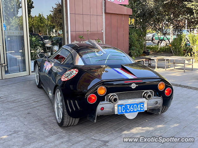 Spyker C8 spotted in Zibo, China