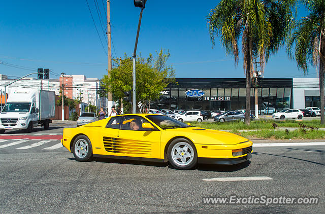 Ferrari Testarossa spotted in São Paulo, SP, Brazil