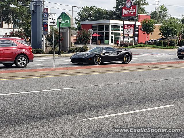 Ferrari 488 GTB spotted in Atlanta, Georgia