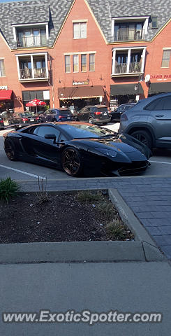 Lamborghini Aventador spotted in Glenview, Illinois