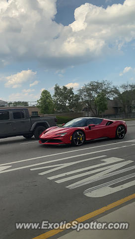 Ferrari SF90 Stradale spotted in Glenview, Illinois