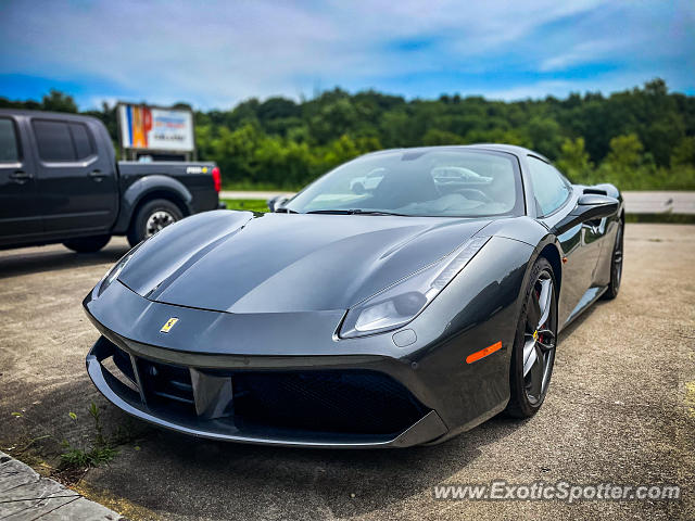 Ferrari 488 GTB spotted in Bloomington, Indiana