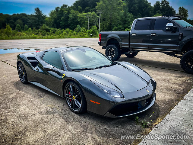 Ferrari 488 GTB spotted in Bloomington, Indiana