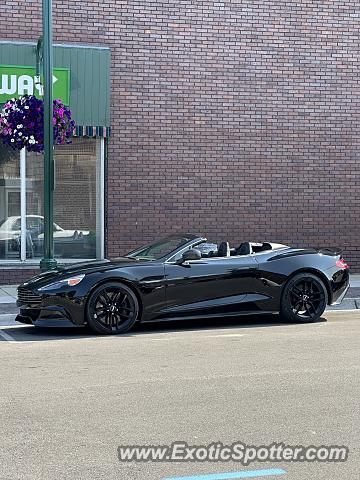 Aston Martin Vanquish spotted in Charlevoix, Michigan